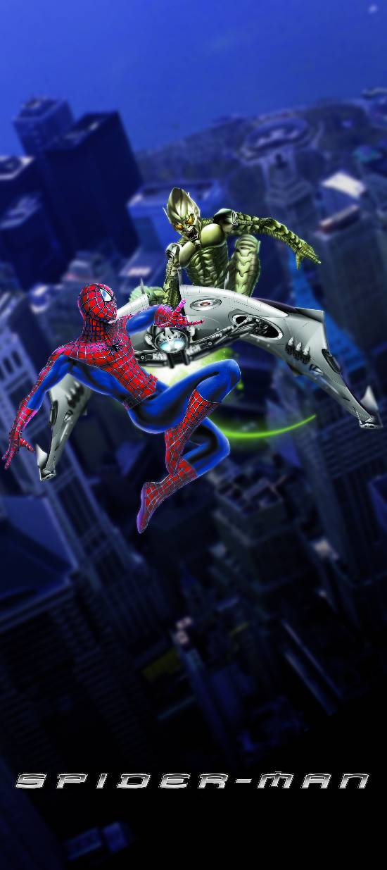 Spider man Vs Green Goblin 2002 Promo Art By Spider9162 On DeviantArt spider-man-vs-green-goblin-2002-promo-art-by-spider9162-on-deviantart