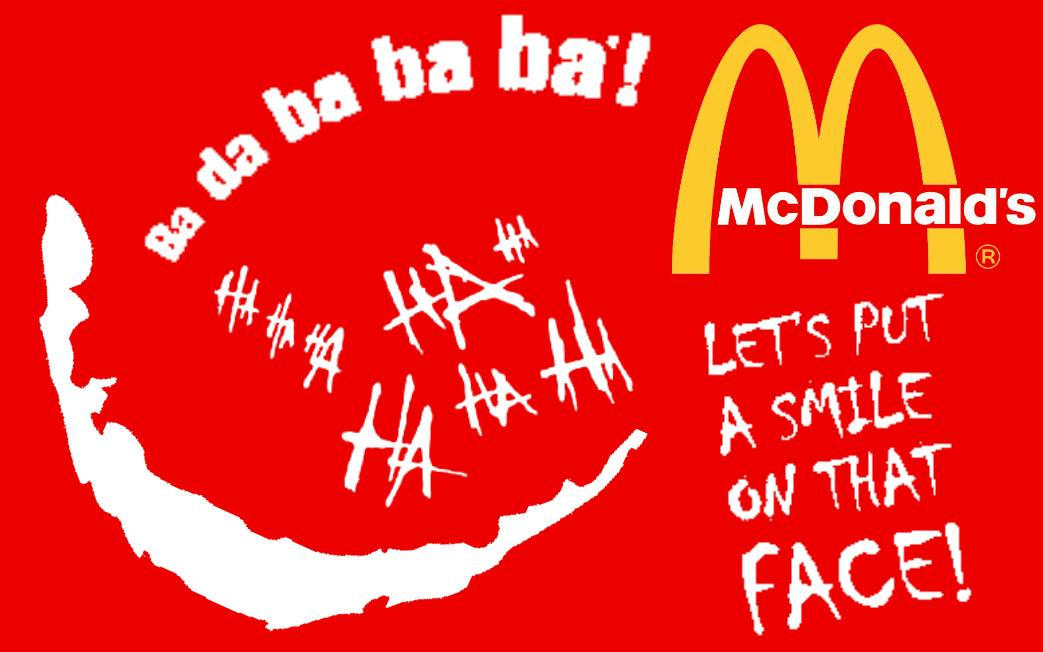 McDonald's Joker themed ad by Spider9162 on DeviantArt