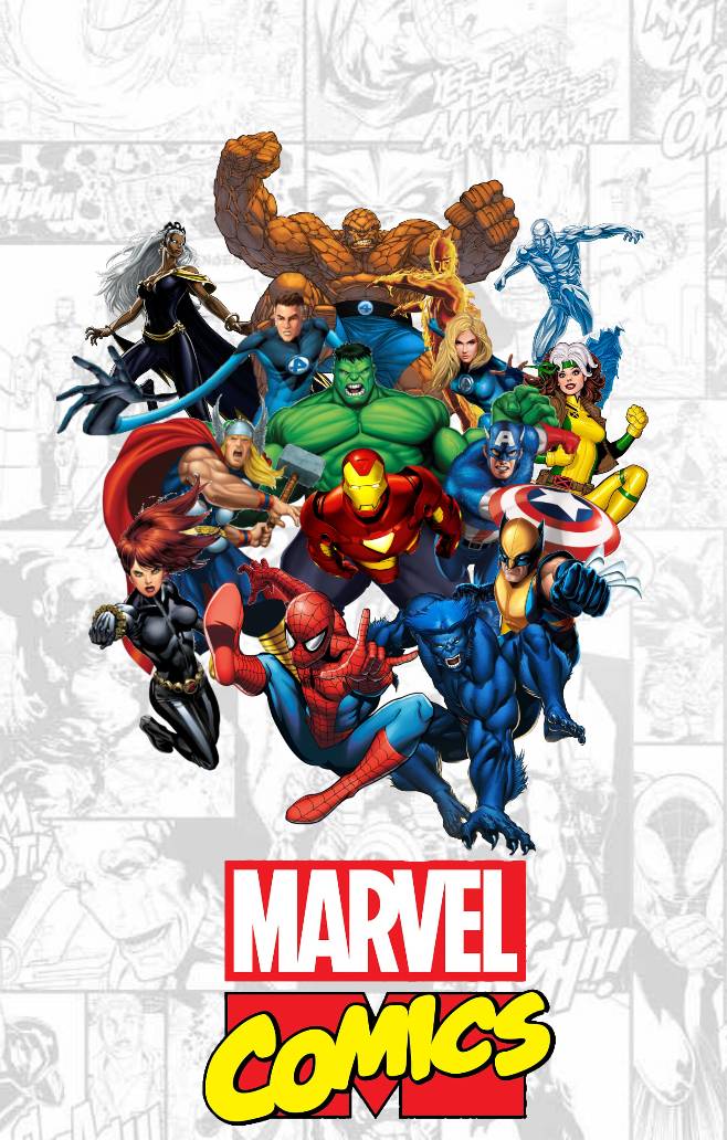 Marvel Textures Deviantart Marvel Comics by Spider9162 on DeviantArt