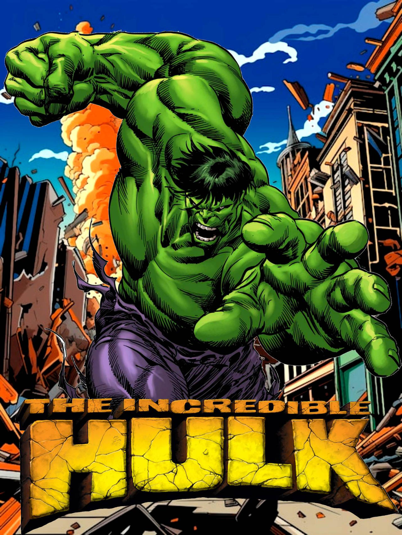 The Incredible Hulk on a Rampage by Spider9162 on DeviantArt