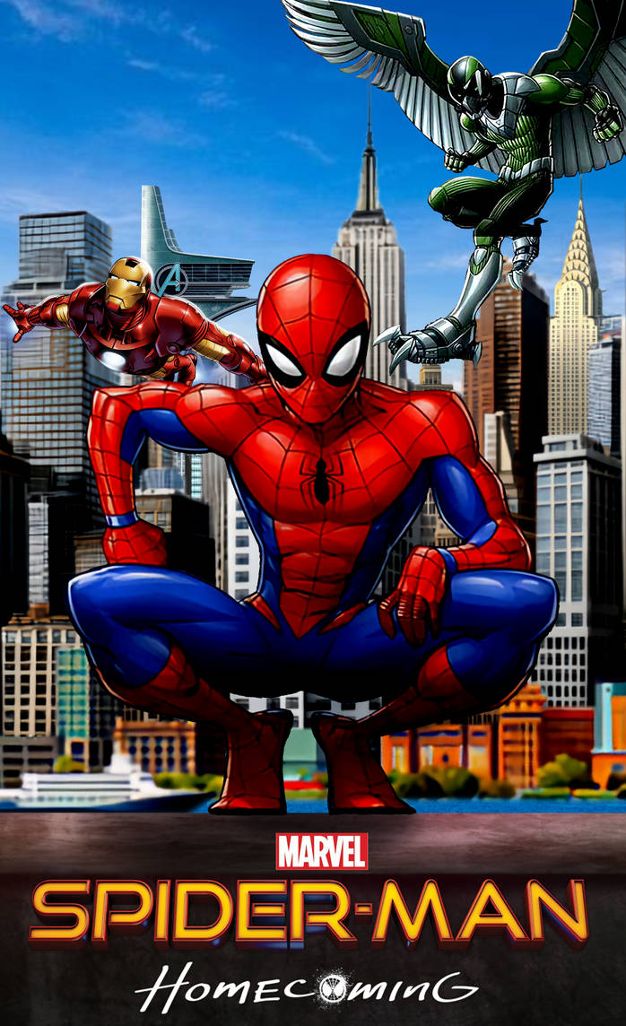 Spider Man Homecoming Poster Comic Book Style By Spider9162 On DeviantArt spider-man-homecoming-poster-comic-book-style-by-spider9162-on-deviantart