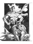 Superman and Batman by Jose Luis Garcia Lopez