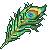 Peacock feather icon