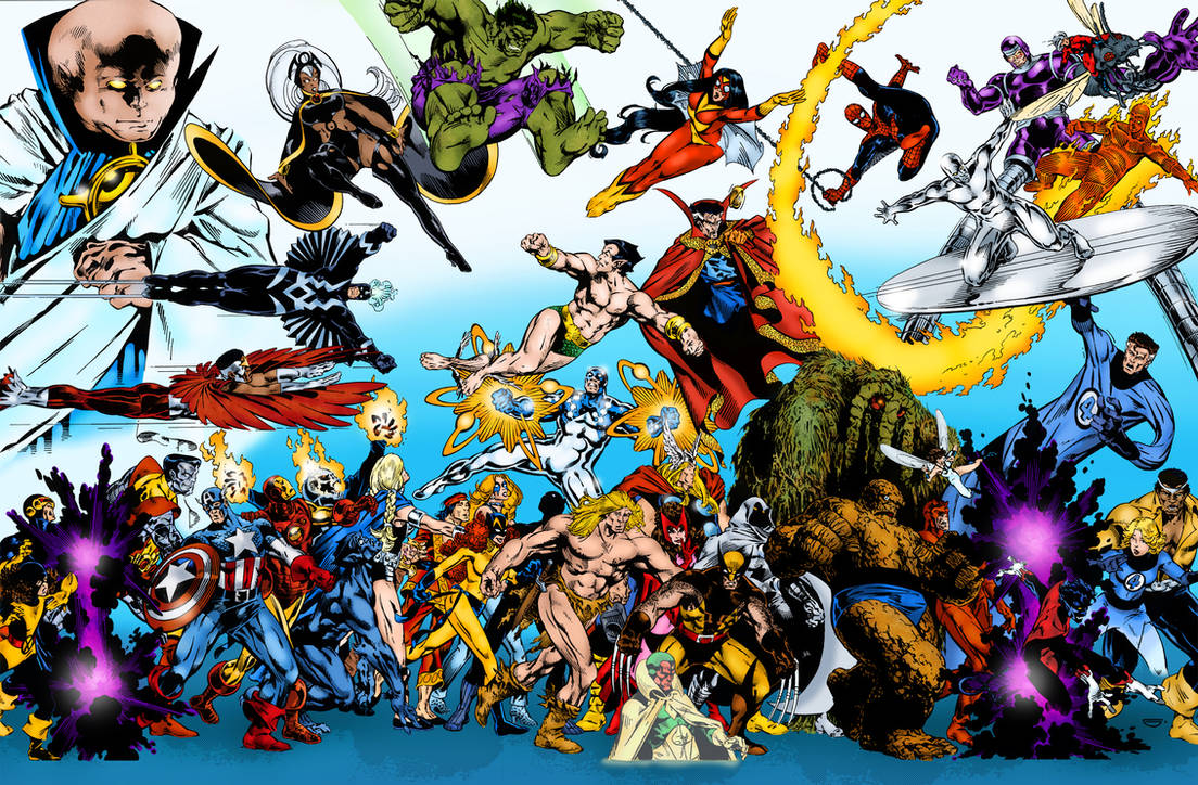Methodous Marvel Merry Marvel Marching Confusion (Michael Golden) by xts33 on DeviantArt