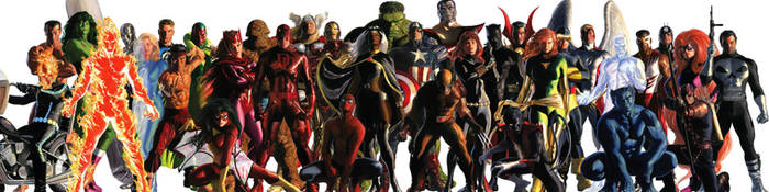 Marvel Mural (Alex Ross)