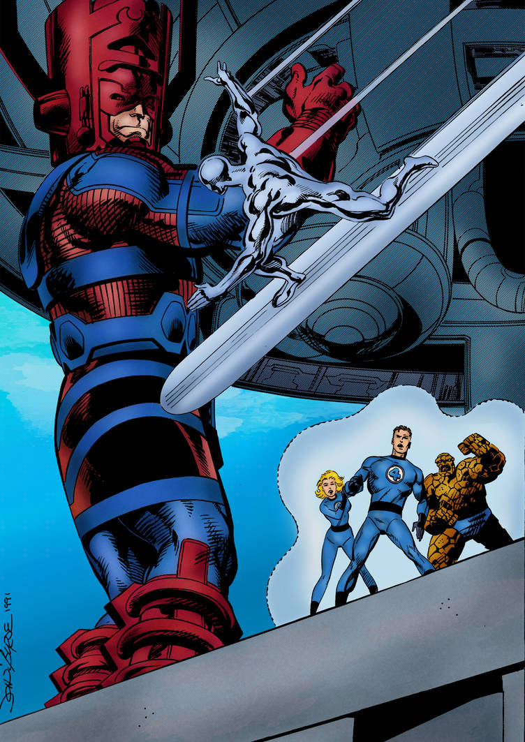 Fantastic Four vs. Galactus (John Byrne) by xts33 on DeviantArt