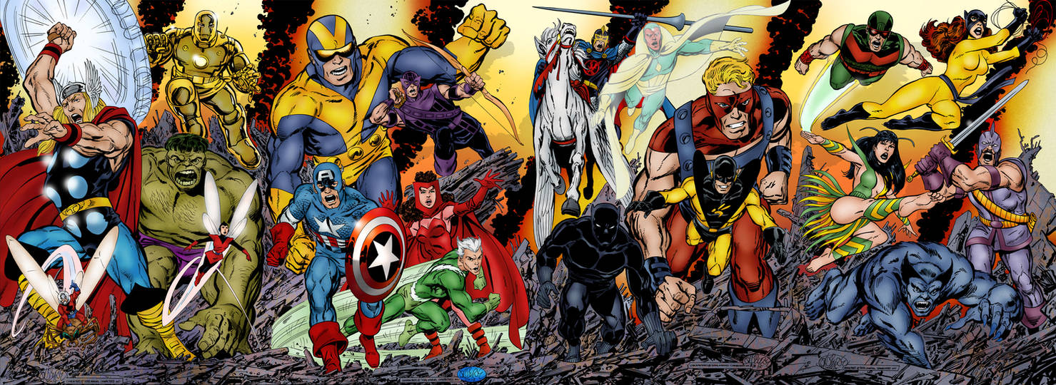 Avengers Assemble! (John Byrne) by xts33 on DeviantArt