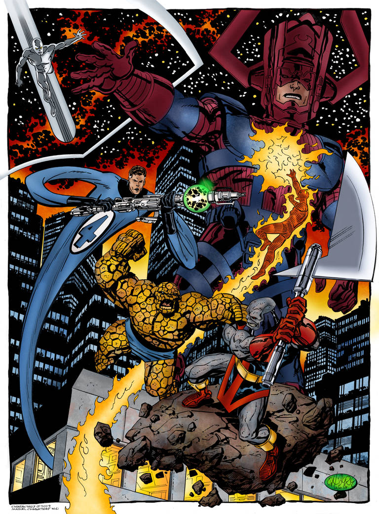 Fantastic Four vs. Galactus Terrax (John Byrne) by xts33 on DeviantArt