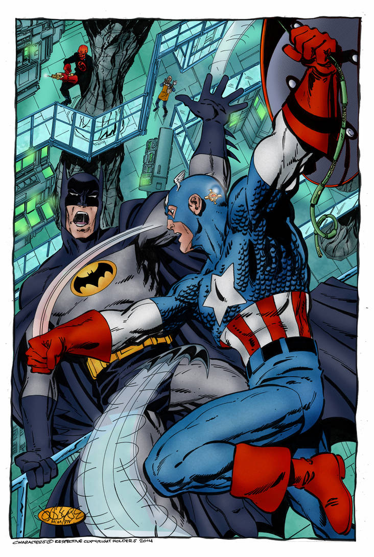 Batman vs. Captain America (John Byrne) by xts33 on DeviantArt