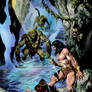 Conan The Barbarian vs. Trolls (John Buscema)