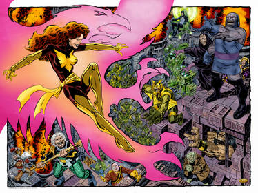 Dark Phoenix vs. Apokolips (John Byrne)