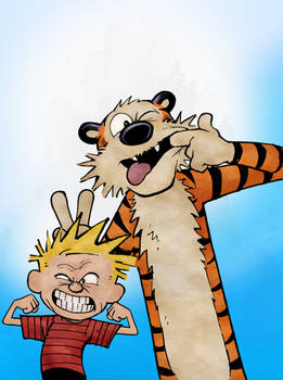 Calvin And Hobbes Anniversery (Bill Watterson)