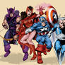 Avengers Quirky Quartet Mash-Up (John Byrne)