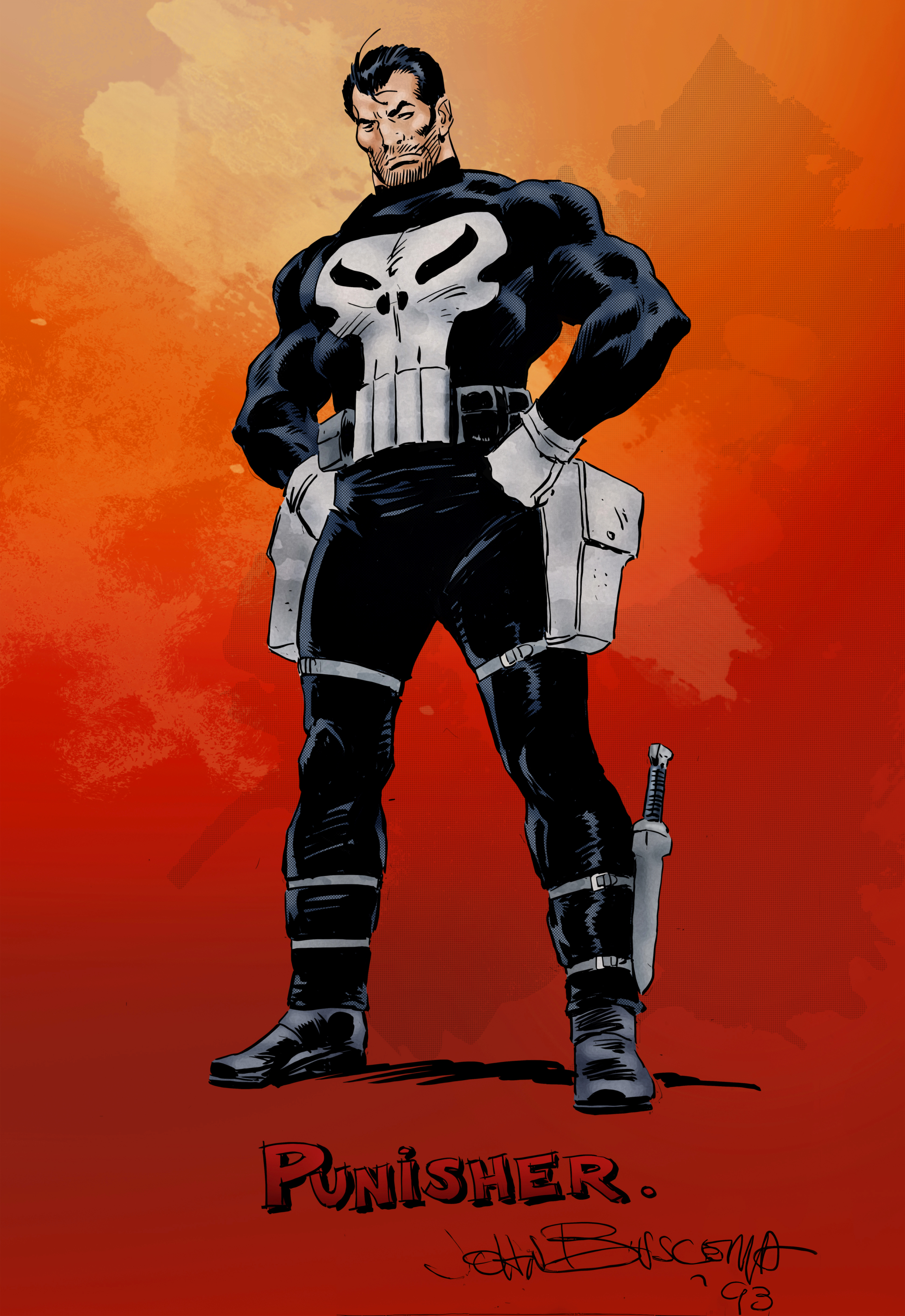 The Punisher by CHUBETO on deviantART  Punisher comics, Punisher marvel,  Punisher