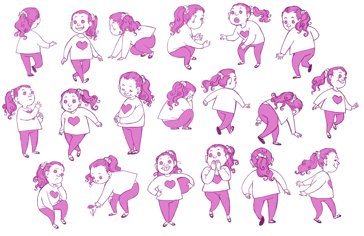 child poses