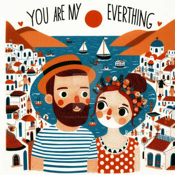 You are my everything #02 art - love in greece