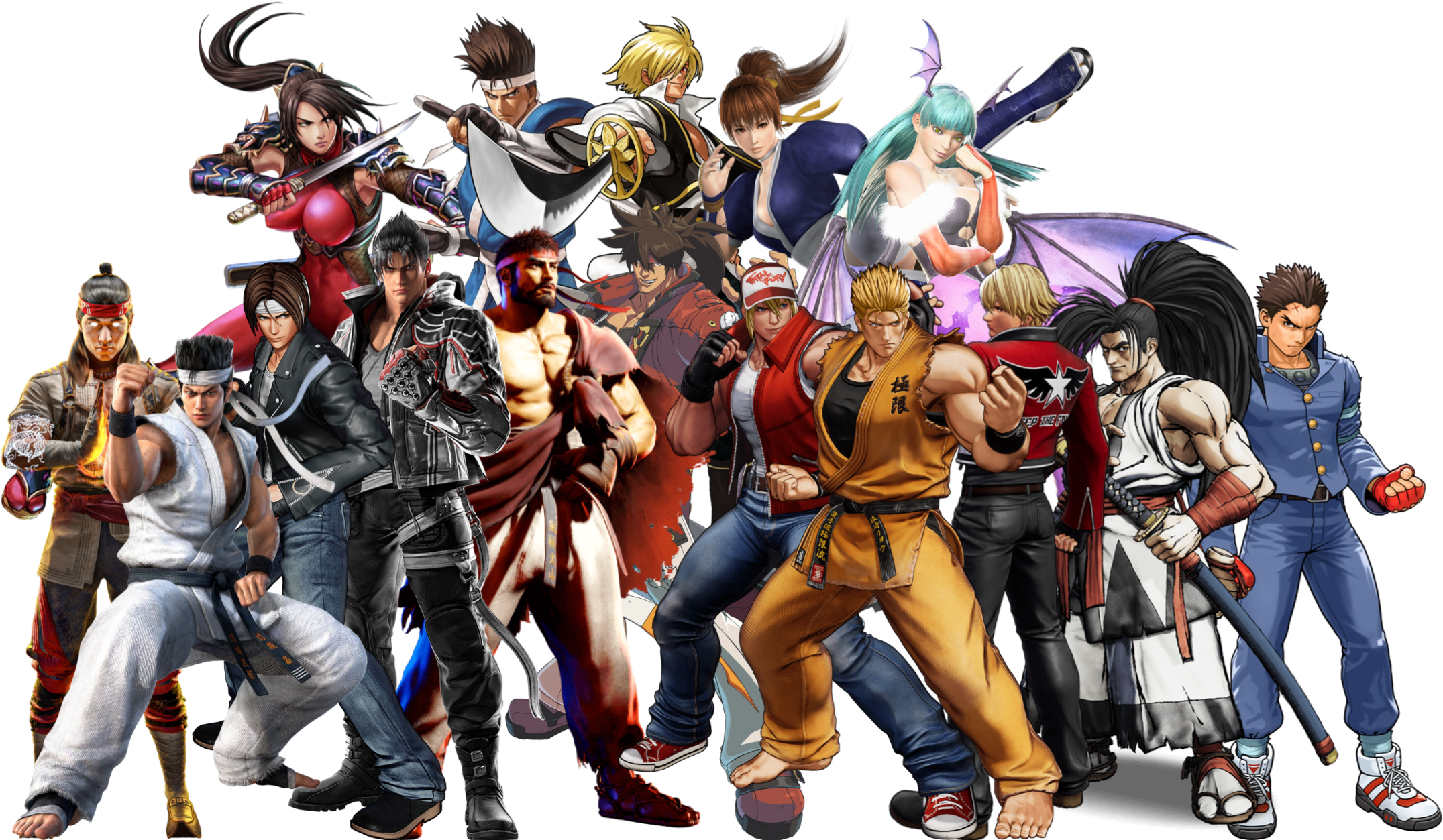 Fighting Renders Fighting Games heroes renders by PaltryDrake312 on DeviantArt