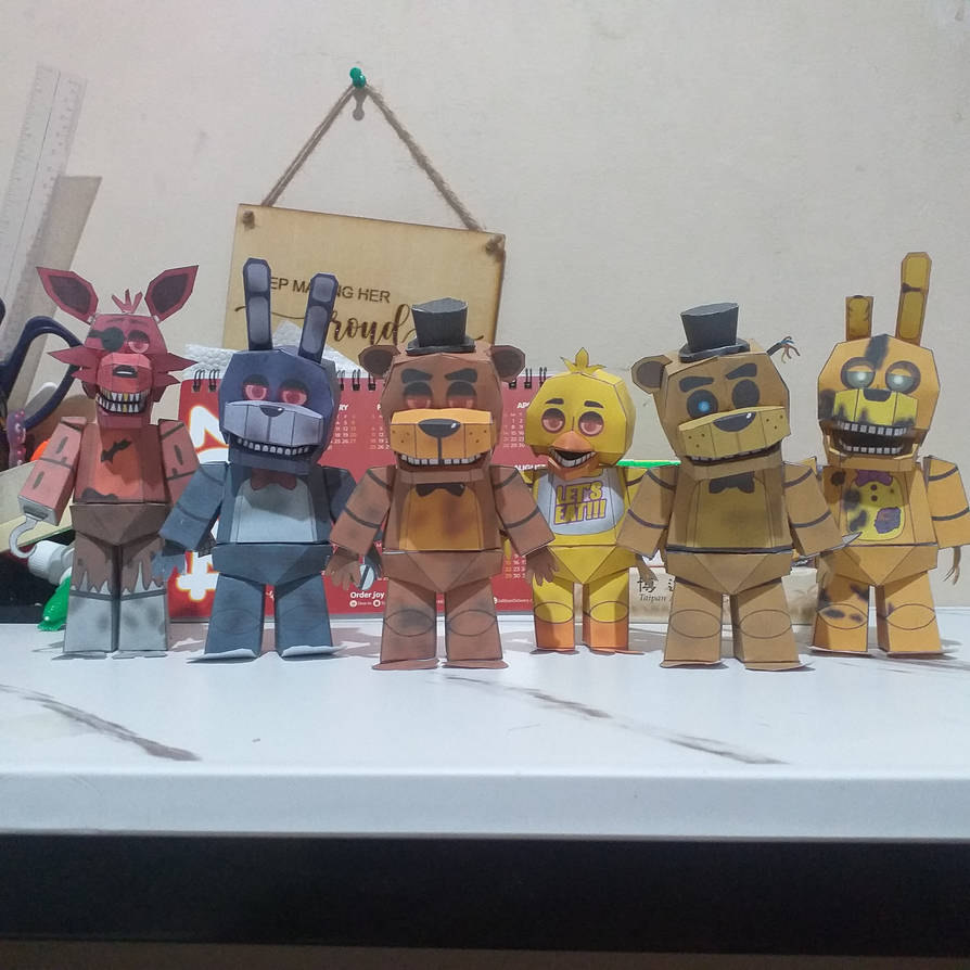 Five Nights at Freddy's Movie papercraft by PogTaT0LW on DeviantArt