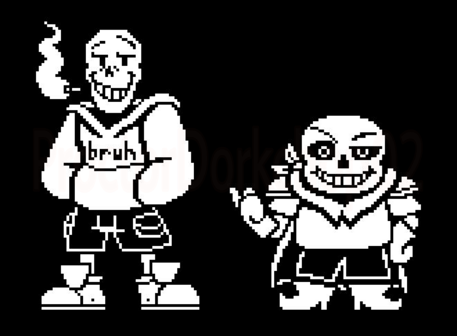 Swap sans battle sprite