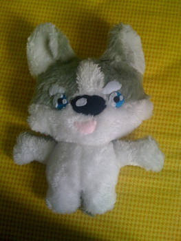 doggy plushie front