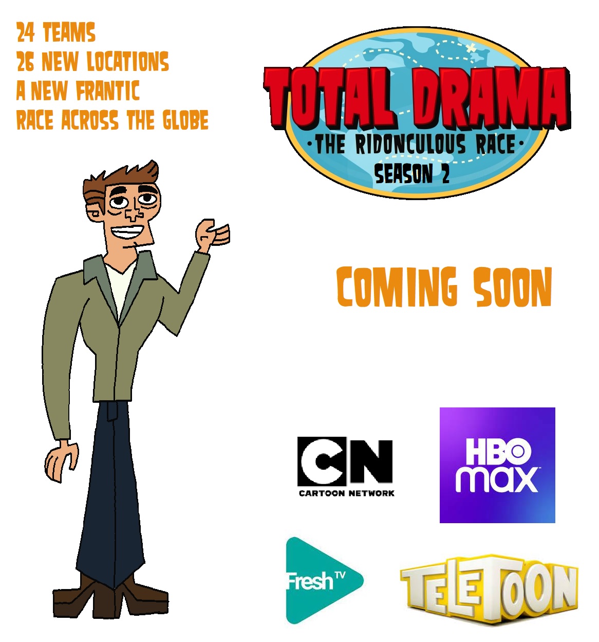 Season 2 (Total Drama), Total Drama and Ridonculous Race Wiki