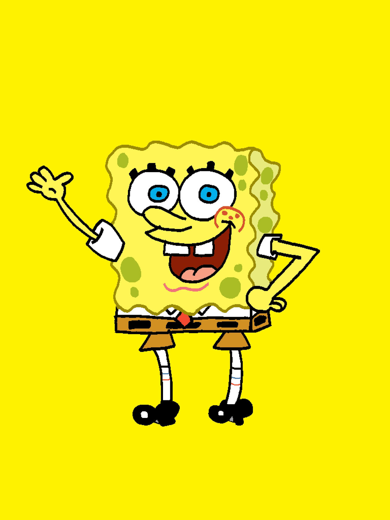 SpongeBob (colored) by IAmAutism on DeviantArt