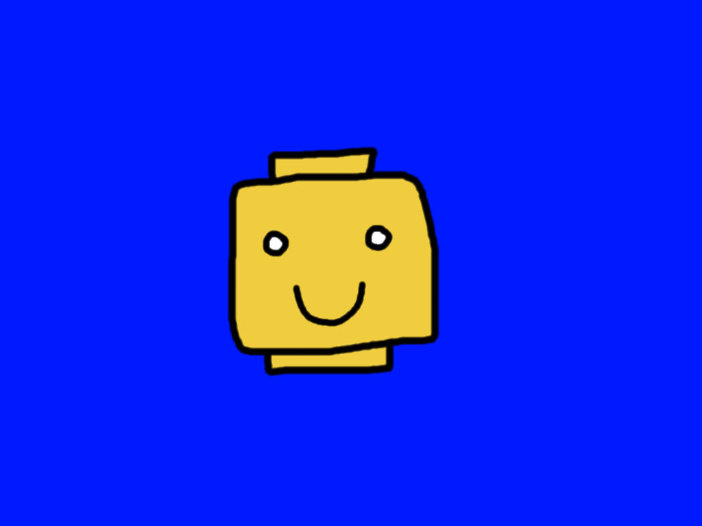 Lego Head (colored) by IAmAutism on DeviantArt