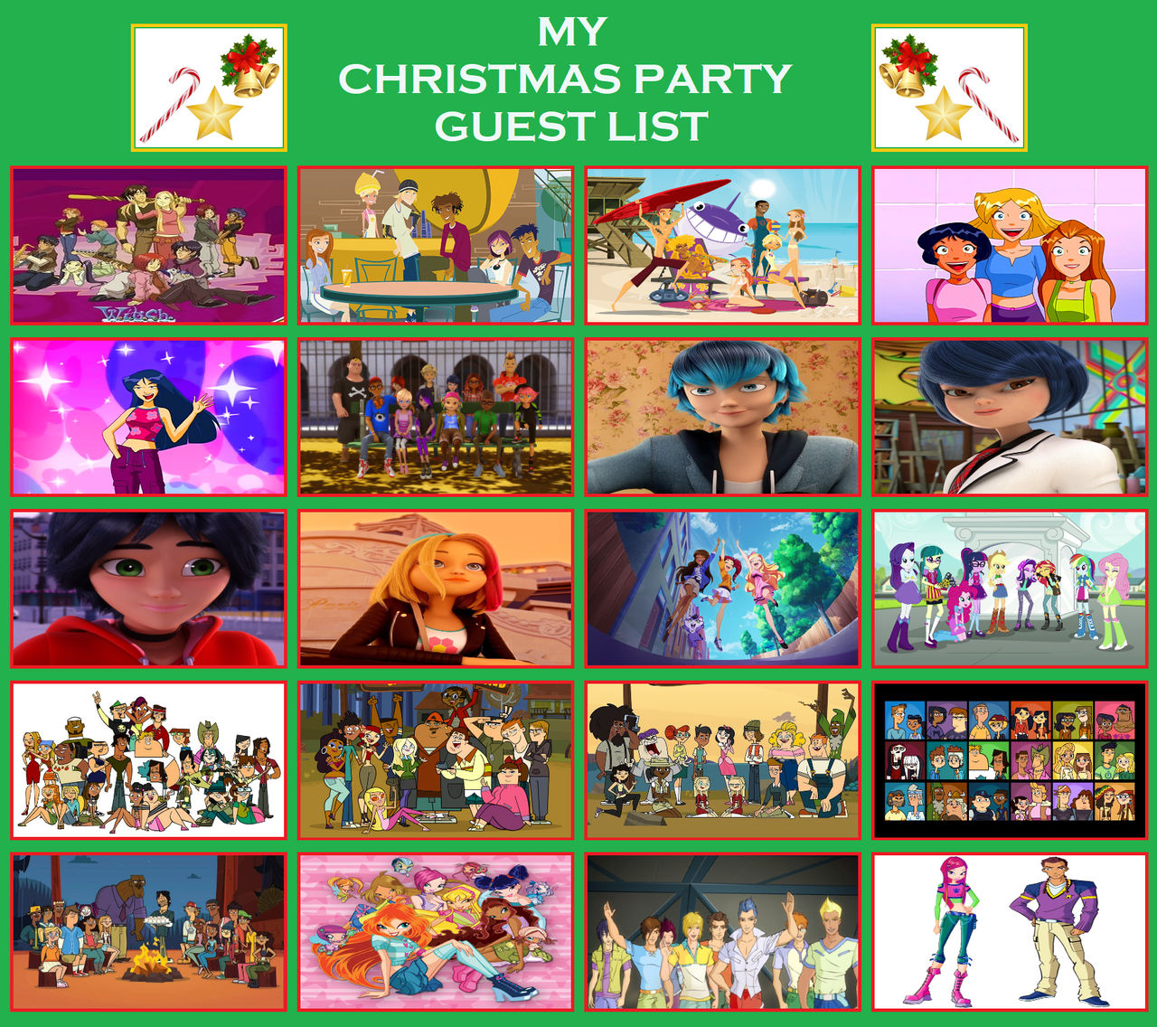 My Christmas Party Guest List by IAmAutism on DeviantArt