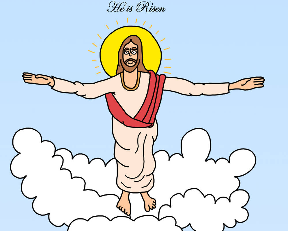 Jesus Rises Cartoon Jesus Rises by IAmAutism on DeviantArt