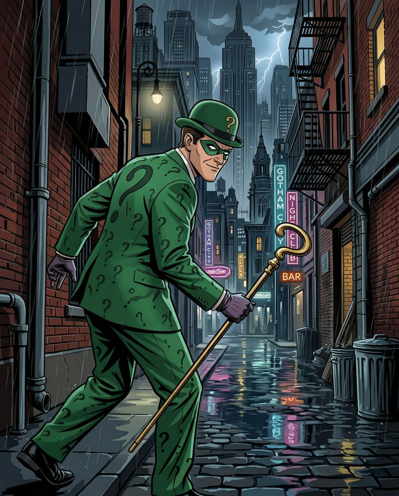 Fat Ai Riddler Riddler by JB-Art-AI on DeviantArt