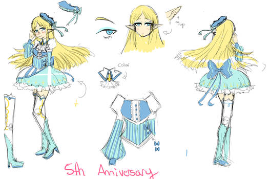 UTAU Aino Erufu 5th Anniversary