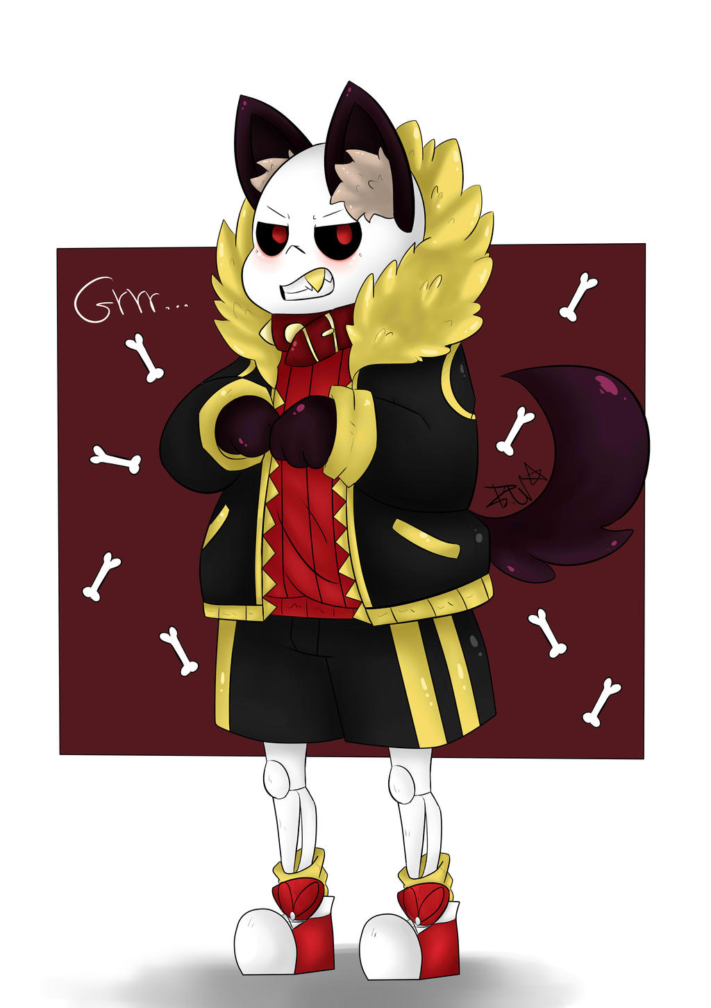 Underfell Sans Wolf By Isaya Nee On Deviantart Underfell Sans Wolf By Isaya Nee On Deviantart