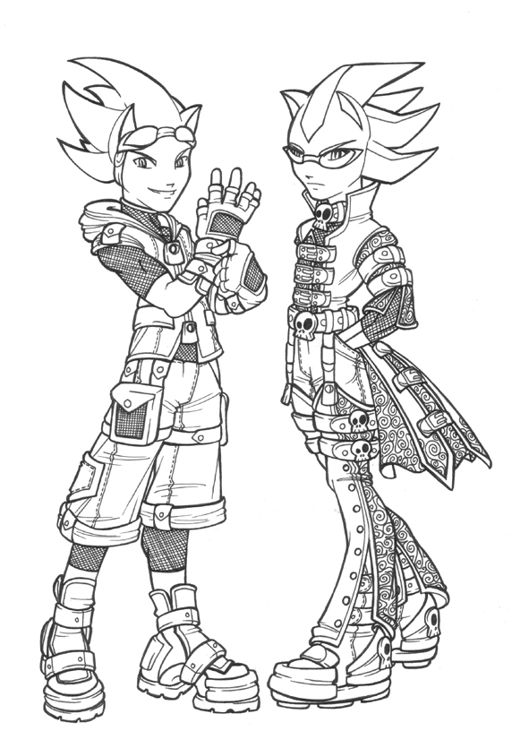 Shadows Skull Getup and Sonic