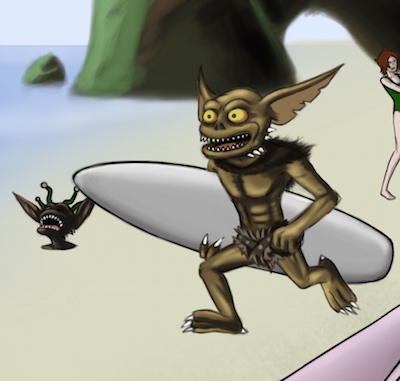 Unused Minions (Dark Fay at the Beach)