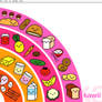 Kawii Food Rainbow Desktop