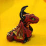 Red Dragon Sculpture