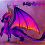 [KO-FI ADOPT] Purple Dragon of Legend