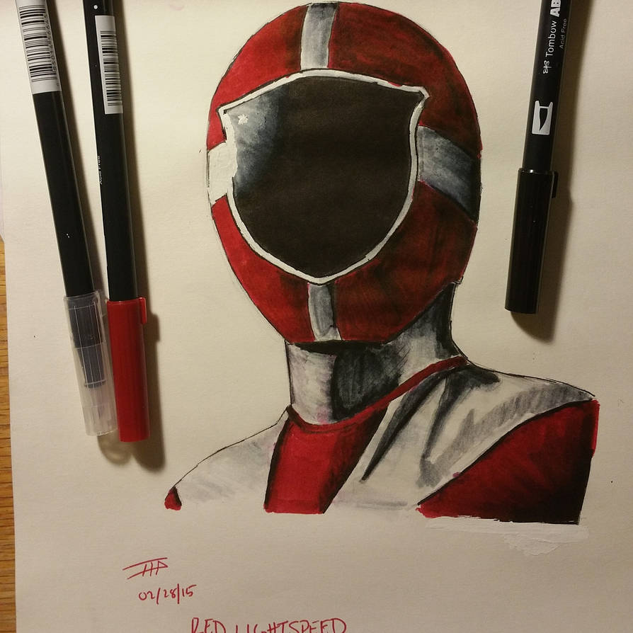 Red Lightspeed Ranger by Tayler-TA-Art on DeviantArt