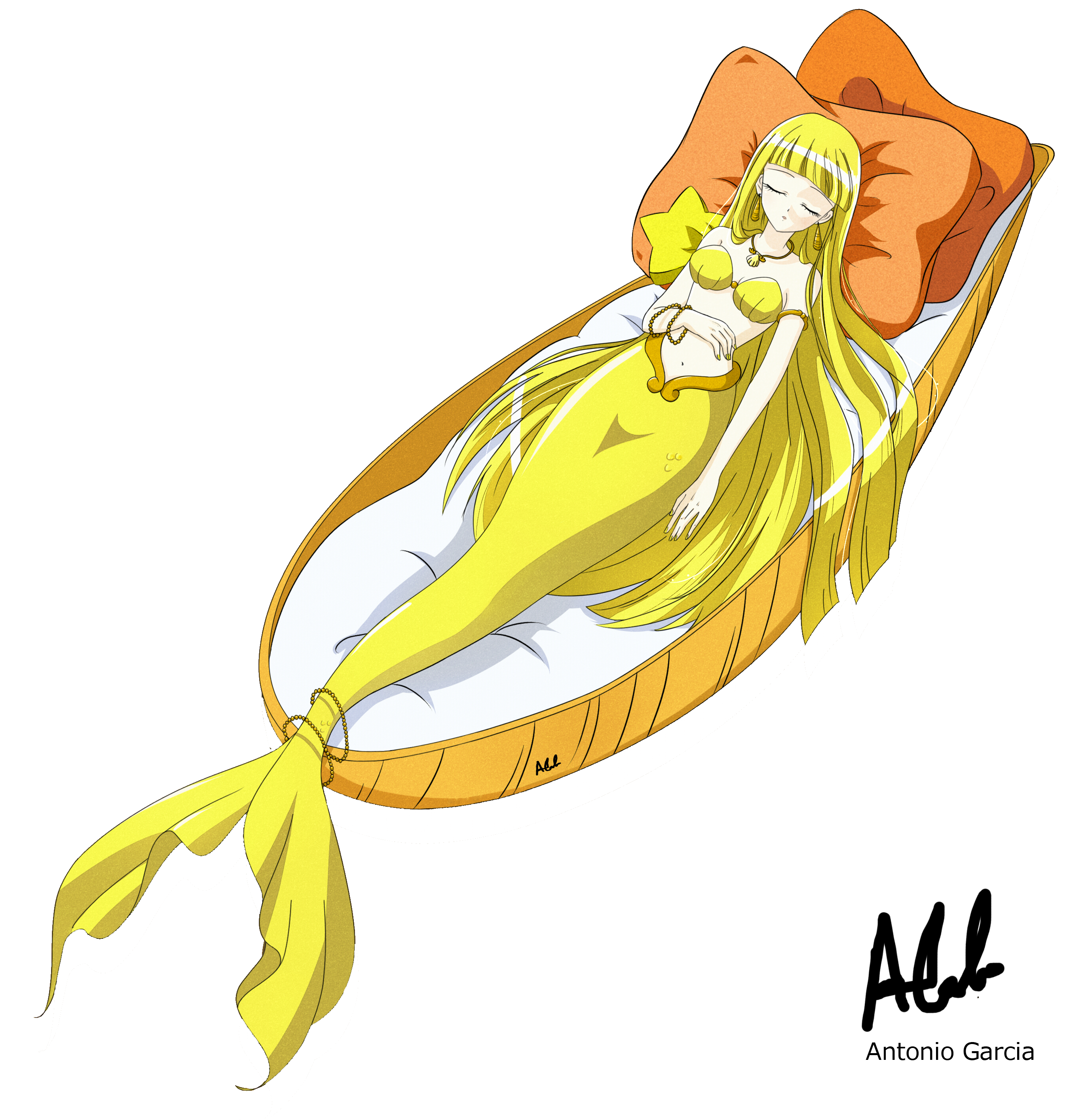 Princesa coco durmiendo-Mermaid Melody