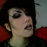 Silver Batcave makeup 2