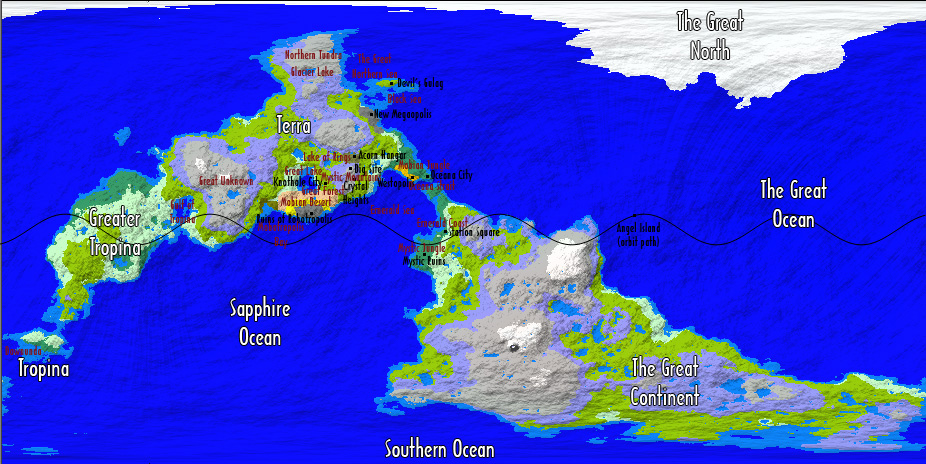 Mobius World Map Sonic The Hedgehog Amino. 