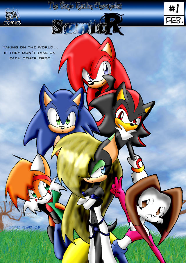 Sonic R Deviantart SONIC R 1 Cover - FC by SonicRemix on DeviantArt