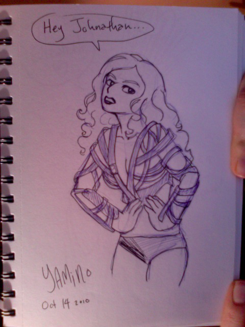 Gaga Sketch for Johnathan