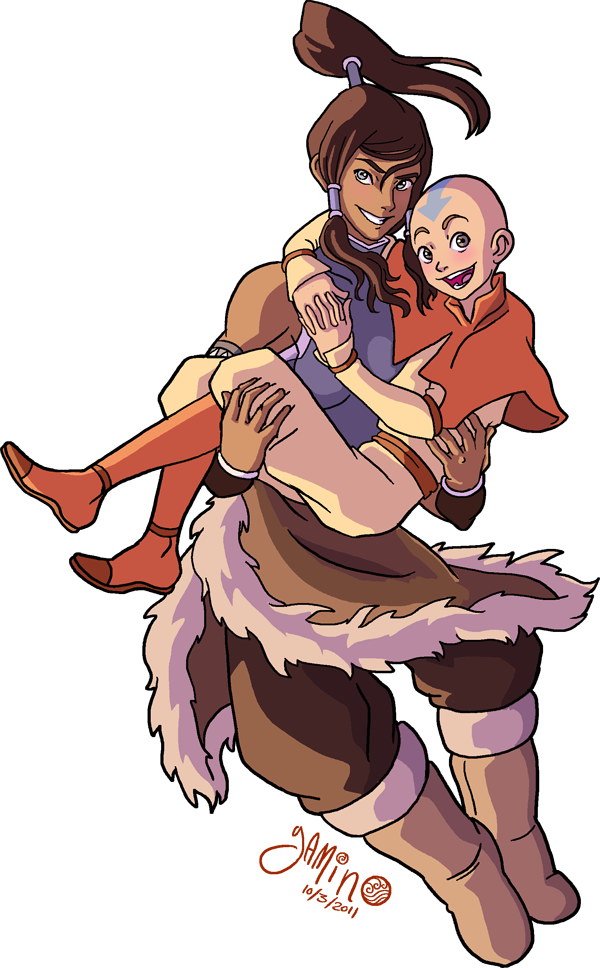 Korra and Aang