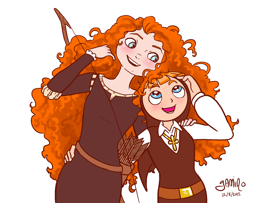 Merida and Sister Claire