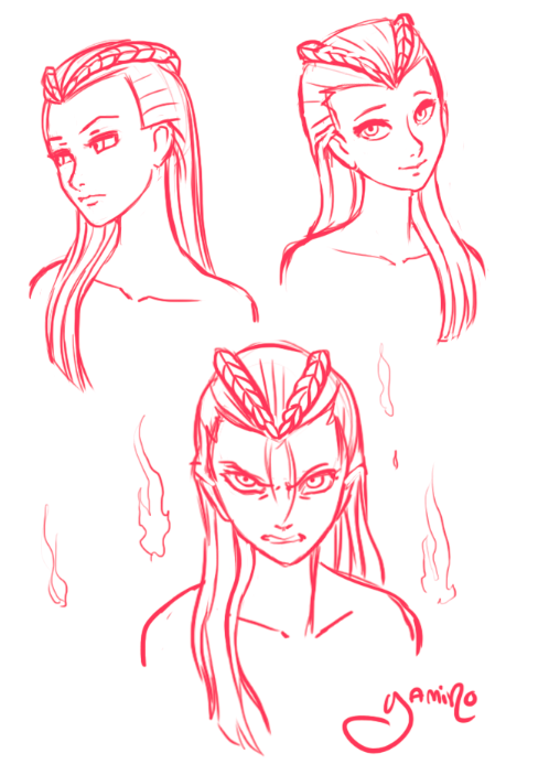 Dahlia sketches