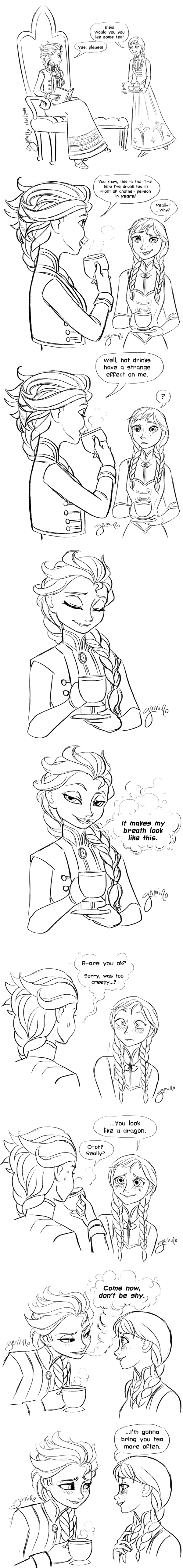 Elsa's Tea Trick