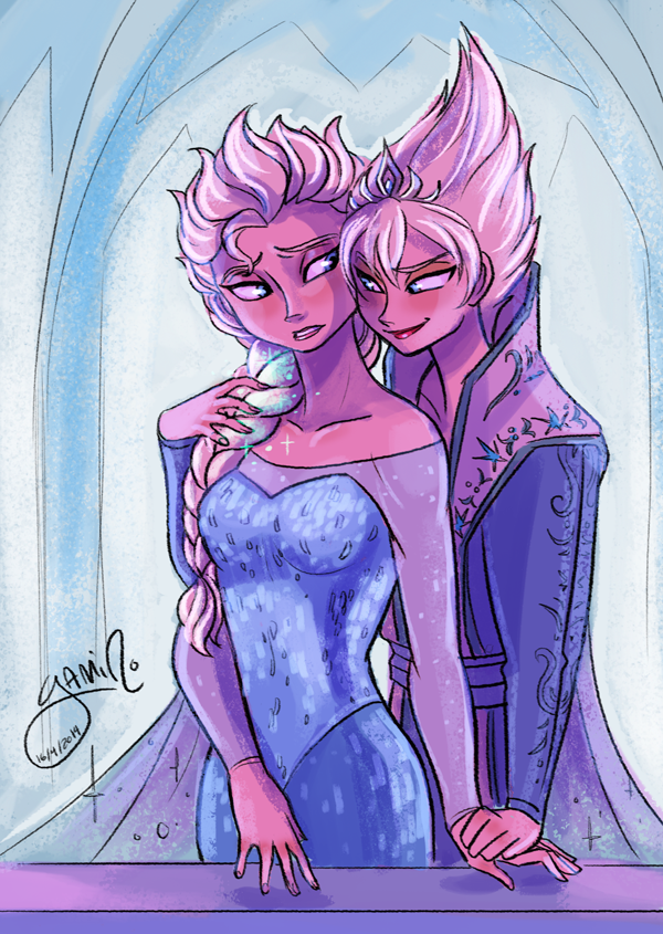 Elsa Execution Elsa and Evil!Elsa by Yamino on DeviantArt