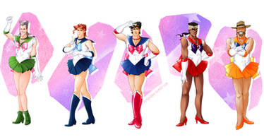 Jojo's Bizarre Adventure X Sailor Moon