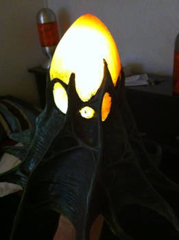 illuminated alien egg